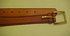 Vintage Pierre Cardin mens  steerhide leather belt 36"