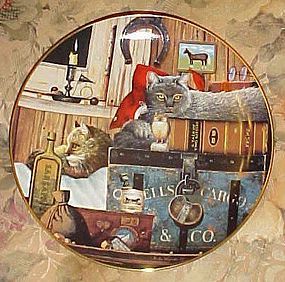 Kitty Cargo collector plate by Charles Wysocki