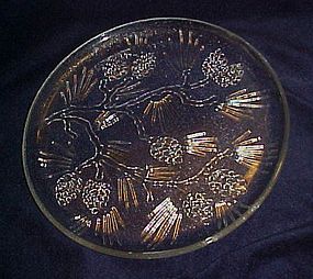 Tiara crystal Ponderosa Pine dinner plate