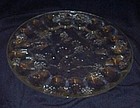 Tiara crystal clear Ponderosa Pine egg plate