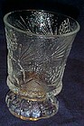 Tiara Ponderosa Pine crystal clear  juice glass 4 1/2"