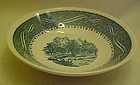Currier and Ives coupe soup bowl by Anchor Hocking