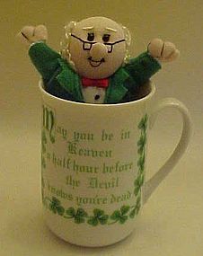 Irish coffee mug with Irish quote,  with free bonus