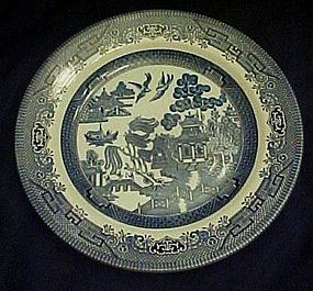 Blue Willow dinner plate, Churchill England