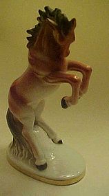Vintage rearing horse figurine porcelain