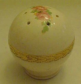 Homer Laughlin single ball shaker double pink roses