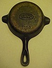 Wagnerware cast iron skillet ashtray sample advertising