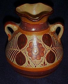 Vintage N Pajarito Mexican pottery vase