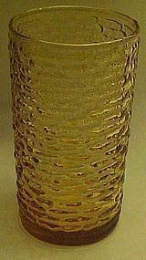 Anchor Hocking Soreno Honey Gold high ball tumbler