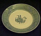 Currier and Ives saucer by Royal China