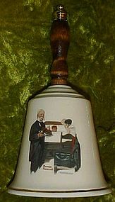 Limited edition Norman Rockwell bell by Monarch China
