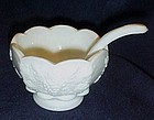 Westmoreland paneled grape mayonaise dish & ladle