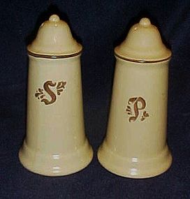 Pfaltzgraff Village large salt and pepper shakers