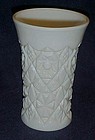 Pressed pattern milk glass tumbler