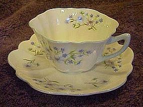 Shelley Blue Rock 13591 Cudlow cup and saucer