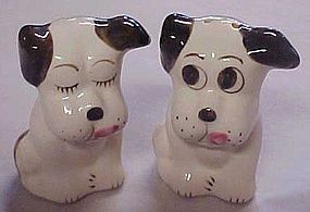 Vintage Rio Hondo dog salt and pepper shakers