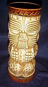 Vintage OMC Tiki Totem drink glass