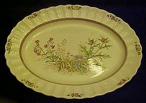 Spode Copeland Rosalie oval serving platter 13"