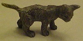 Spoontiques miniature  pewter standing cat figurine