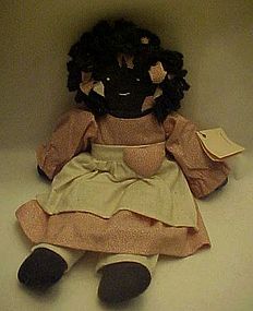 Nice black girl rag doll creations by Viki of Indiana