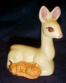 California Pottery Rio Hondo doe and fawn figurine