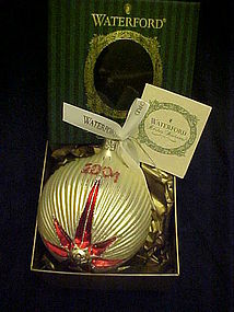 Waterford limited edition 2000-2001 Star of Hope ball