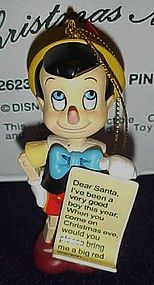 Disney Christmas Magic Pinocchio Ornament MIB