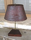 Vintage Mid Century Modern Burl Wood Lamp