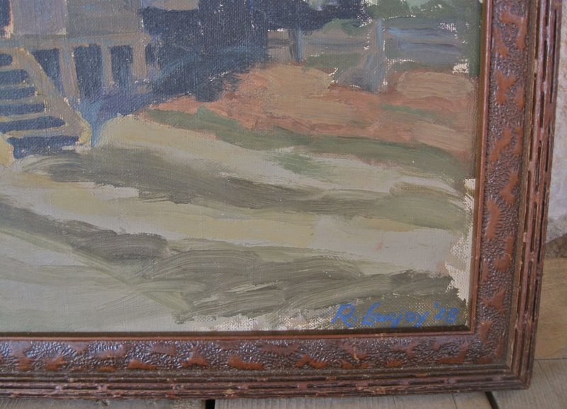 Listed Maine Artist Rupert Lovejoy 1928 Painting