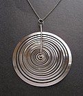 Tapio Wirkkala Hopeakuu Silver Moon Large Pendant