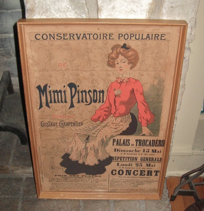 1902 Mimi Pinson French Poster Greer Garson Estate