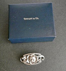 Tiffany & Co. Sterling Brooch Early Mark Plus Box