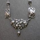 Peruzzi Boston Sterling Arts and Crafts Necklace