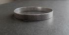 Vintage Gaylord Silvercraft Hammered Sterling Bangle Bracelet Signed