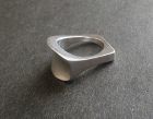 Vintage Modernist Georg Jensen Sterling Ring A112 Size 7 Torun Bulow