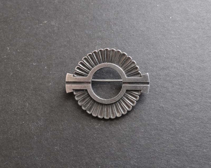 Vintage Georg Jensen Sterling Brooch 310 Modernist Denmark