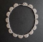 Albino Manca Sterling Necklace Hand Wrought Arts Crafts Design