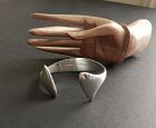 Hans Hansen Modernist Sterling Cuff Bracelet #213 Bent Gabrielsen