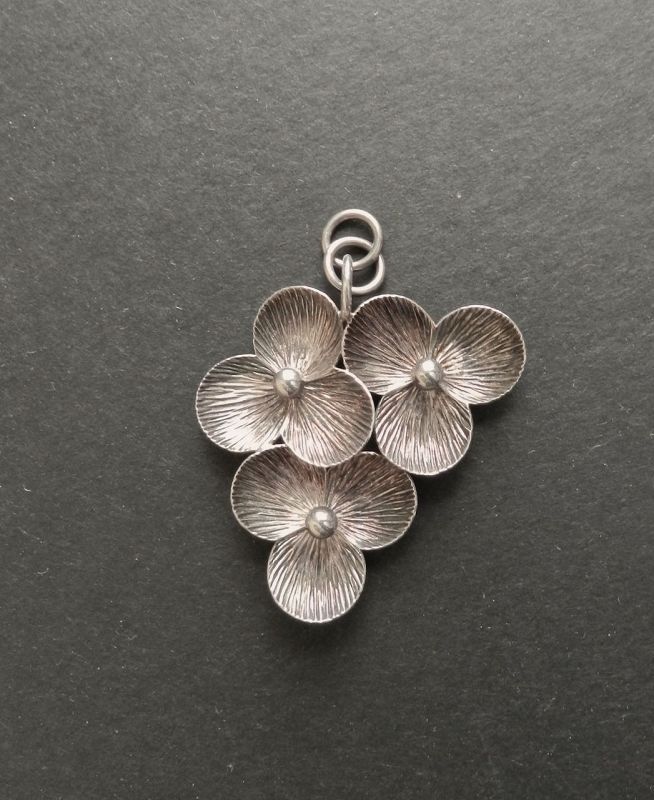 Elis Kauppi Kupittaan Kulta Modernist Sterling Pendant