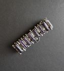 Vintage Antonio Pineda Sterling Amethyst Bracelet Eagle 17 ZZ702