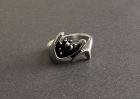 Gerald Stinn Vintage Modernist Sterling Ring Abstract Size 7 Hand Made