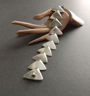 Hans Hansen Modernist Sterling Triangles Bracelet Bent Gabrielsen