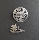 Stavre Gregor Panis Choice of Sterling Brooches Floral Arts and Crafts