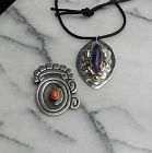 Bernice Goodspeed Taxco Sterling Choice Pendant &/or Brooch w/Stones