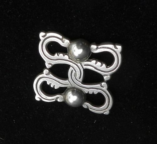 Early Artemio Navarrete 940 Taxco Brooch Heavy Sterling