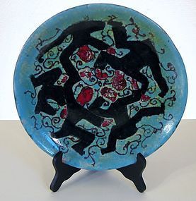 LIFAS (ALICE SORDET BONIFAS) DECORATED PLATE
