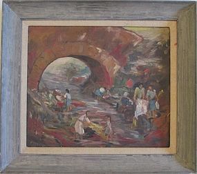 PHILIP KRAN PAVAL "WASHDAY, MEXICO, 1948"