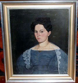 SCHOOL OF AMMI PHILLIPS PORTRAIT OF A BEAUTIFUL WOMAN