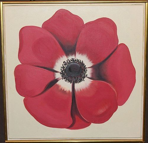 LOWELL NESBITT "ANEMONE" 1982 ANDREW CRISPO GALLERY