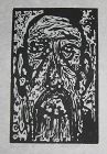 WENDELL BLACK "HEAD OF MAN" ORIGINAL WOODCUT